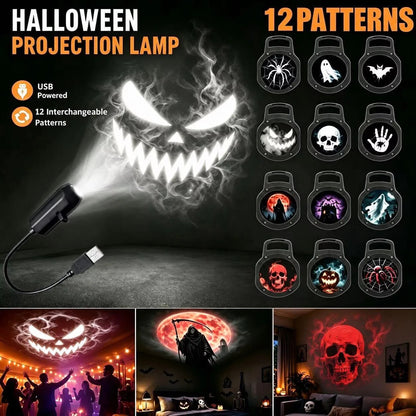 Proyector de luz USB para Halloween